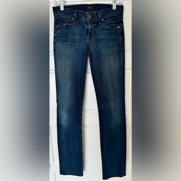 Citizens Of Humanity Denim - Citizens of Humanity Womens Ava Low Rise Straight Leg Blue‎ Denim Jeans Size 26